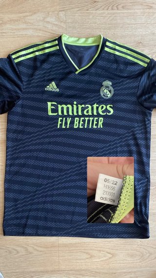 Camiseta Real Madrid 22/23 Adidas Original Talla L
