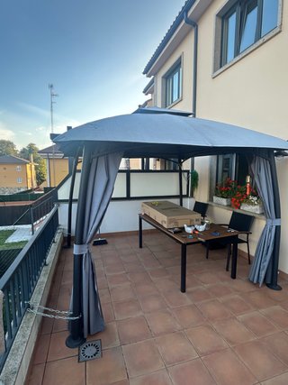Pérgola 3x3 Gris