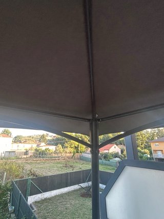 Pérgola 3x3 Gris