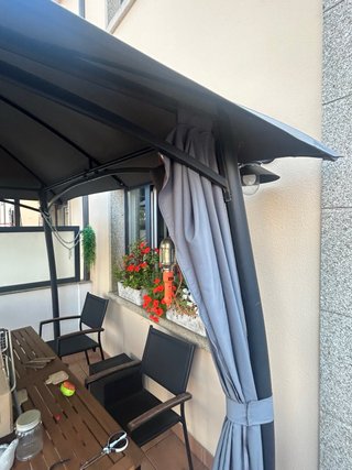 Pérgola 3x3 Gris