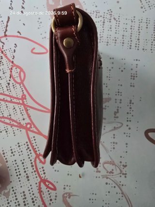 Bandolera Piel Made in Italy Florencia Marrón