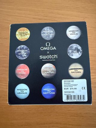 Omega x Swatch Mission to Mercury Negro