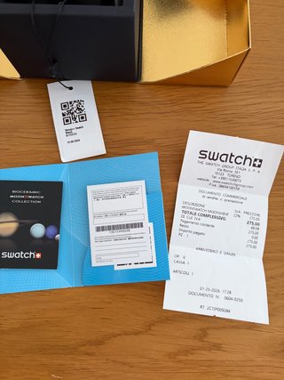 Omega x Swatch Mission to Mercury Negro