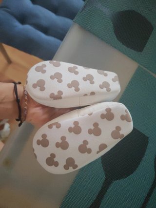 Zapatitos de bebé Mickey Mouse azul talla 19