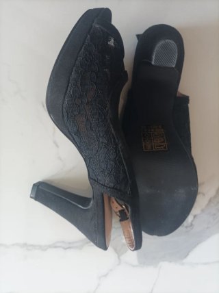 Scarpe con tacco eleganti nere N°36