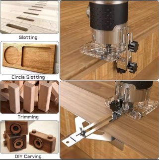 Fresadora Eléctrica 15 Fresas Madera