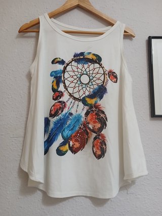 Camiseta sin mangas con estampado de atrapasueños