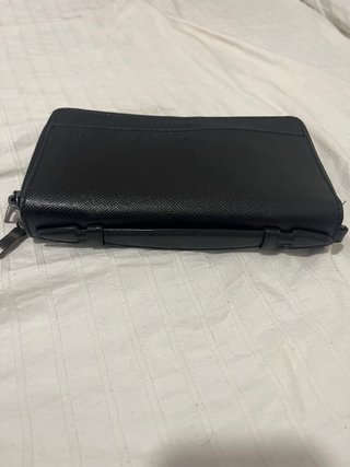 Cartera Piel Coach Negra