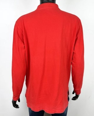 Polo Ralph Lauren Uomo Taglia XL Rossa Cotone Pony