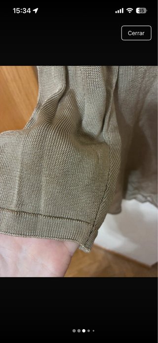 Camiseta Adolfo Domínguez Malla Beige