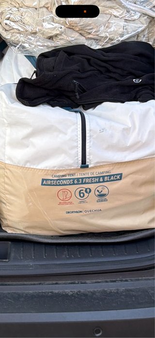 Tienda campaña inflable Quechua 6 personas