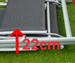 Tumbona de terraza plegable