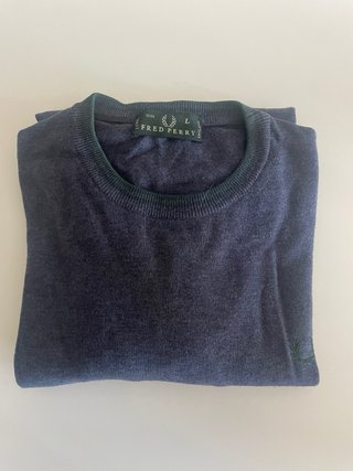 Maglioncino Fred Perry Blu Taglia L