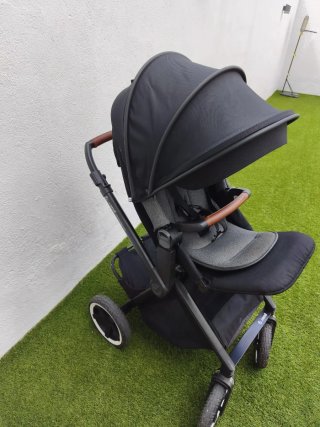 Cochecito Bebé Jane Negro y Marrón(precio negociab