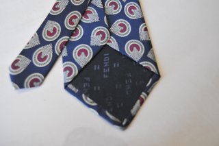 Cravatta Fendi Nuova Blu e Rossa