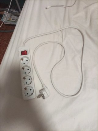 Regleta Ladrón 4 enchufes con interruptor