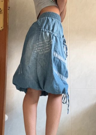 Falda globo vaquera vintage Y2K Adaro Jeans
