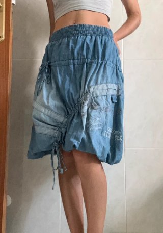 Falda globo vaquera vintage Y2K Adaro Jeans