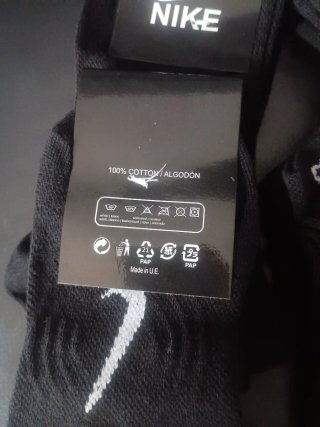 12 Calcetines Nike y Adidas Negros Talla 35/40