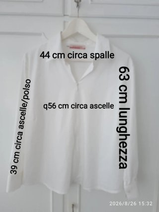 Camicia donna Buona Maniere zip - Taglia 54