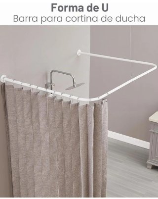 Barra Ducha U Telescópica