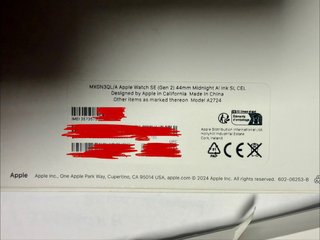 Apple Watch Series 2 Negro (sin uso)