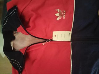 Conjunto Chándal Adidas Vintage 80s Rojo/Azul