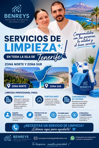 SERVICIOS DE LIMPIEZA PROFESIONAL EN TODA TENERIFE