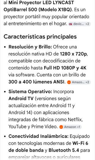 Proyector X1BQ 360 Blanco