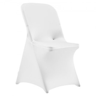 30 Piezas Fundas de Silla Blancas, Funda de Silla