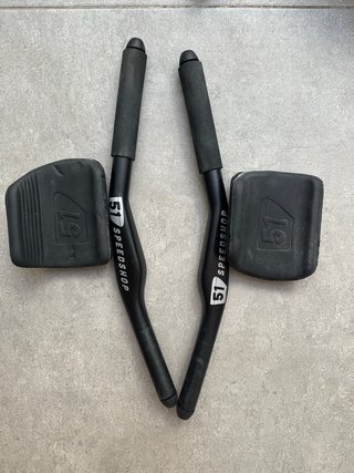 Extensiones Triatlon 51 Speedshop + Apoyabrazos