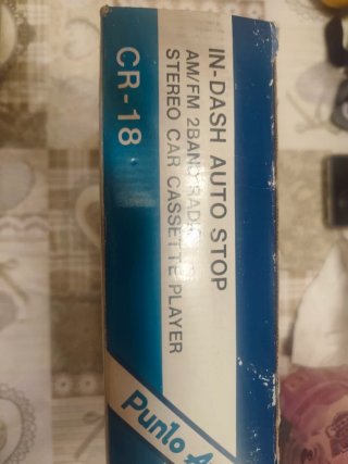 Radio Coche Punto Azul CR-18 Cassette NUEVA