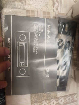 Radio Coche Punto Azul CR-18 Cassette NUEVA