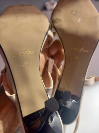 Sandali donna bianchi in pelle