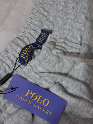 Conjunto corto Polo Ralph Lauren gris hombre