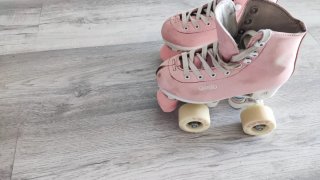 Patines Oxelo rosas talla 31