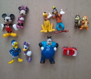 Cuento, tapete y figuras Mickey Mouse