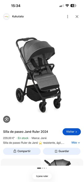 Silla de paseo Jané Ruler 2024
