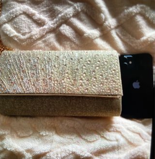 Bolso de fiesta dorado