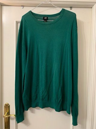 Jersey H&M verde talla L
