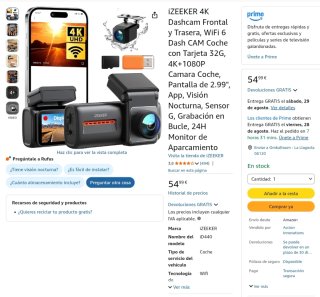 Cámara iZEZEKER 4K UHD