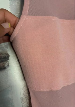 Body Rosa zara combinado T.S con etiqueta.