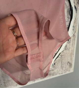 Body Rosa zara combinado T.S con etiqueta.