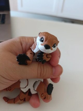 Figura Nutria 3D Articulada