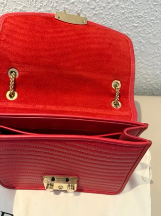 Bolso Furla Piel Rojo