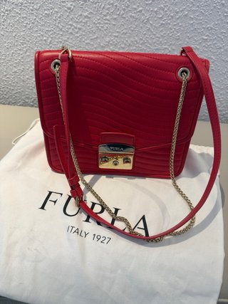 Bolso Furla Piel Rojo