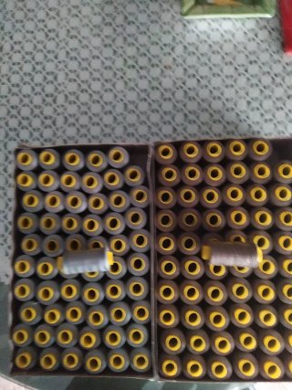 120 Bobinas Hilo Tergal Nº 50