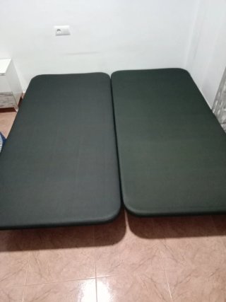 3 Somieres Tapizados (1 de 150x190 y 2 de 190x90
