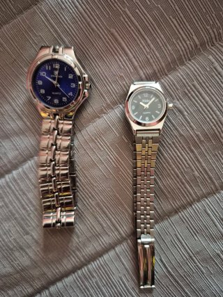 Lote 6 Relojes Oro y Plata