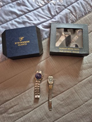 Lote 6 Relojes Oro y Plata